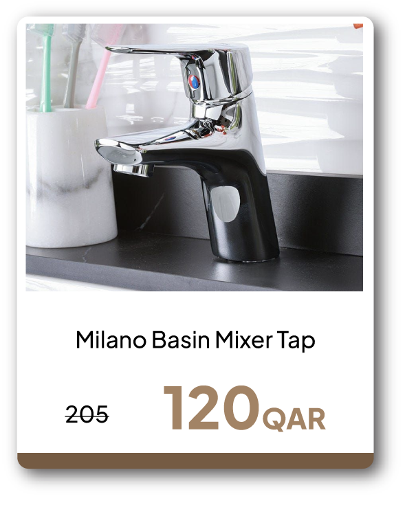 ROQ26-SD-Milano Basin Mixer Tap