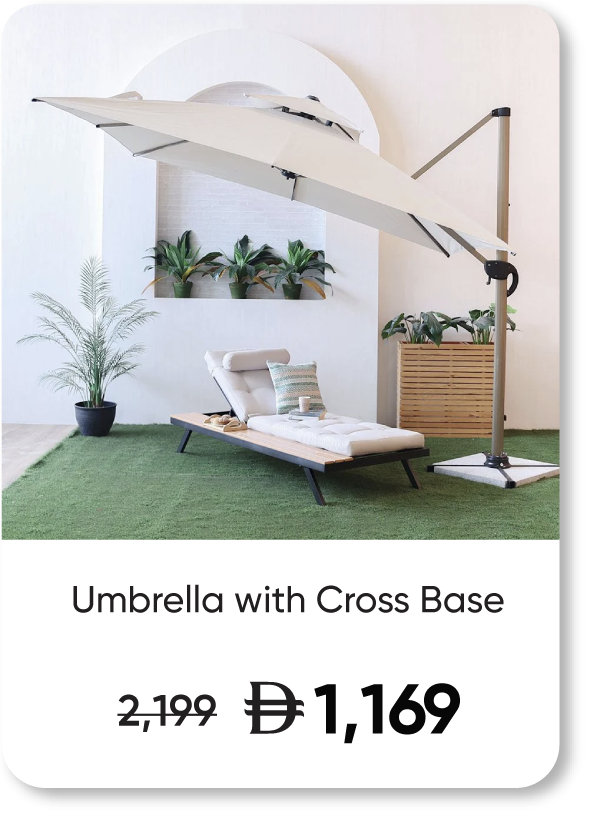 G-LP-SD-Almira-Umbrella with Base