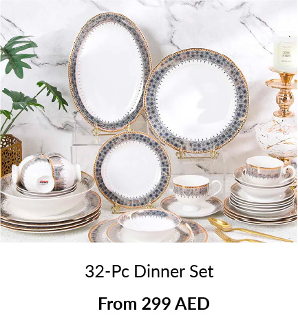 Ramadan - 32 Pc Dinner Set - UAE