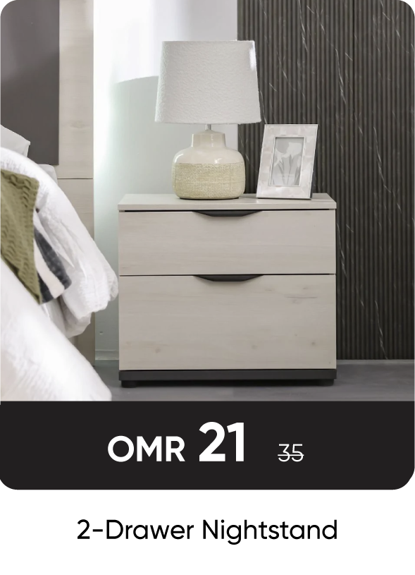 RSO-SD-2-Drawer Nightstand