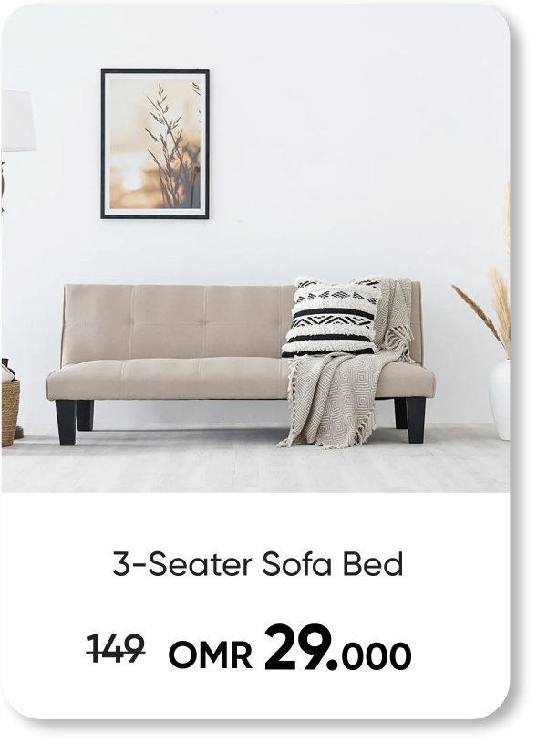HFO25-SD-3-Seater Sofa Bed