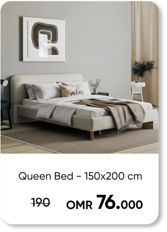 HFO25-SD-Queen Bed - 150x200 cm