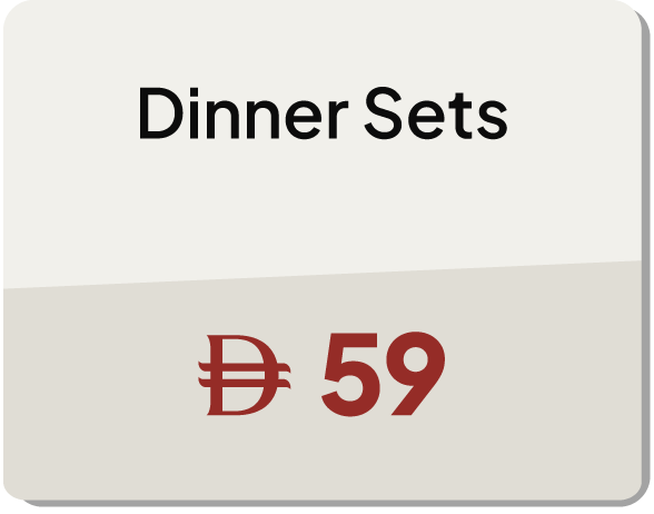 MRSU25-DR-CB-B-Dinner Sets