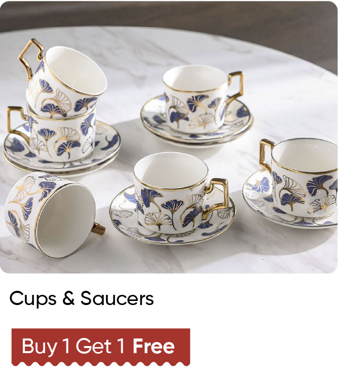 U25-DR-4B-Mugs Cups & Saucers BOGO