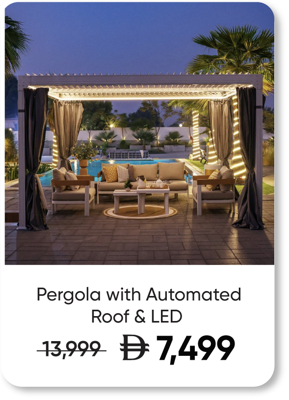 G-LP-SD-Ambrose Auto Pergola w/R&L