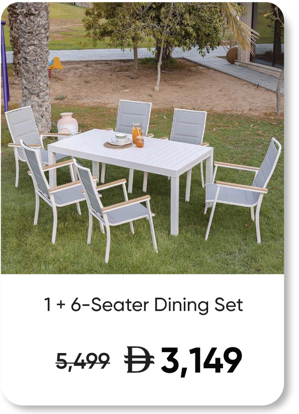 G-LP-SD-Janice-1 + 6-S Dining Set