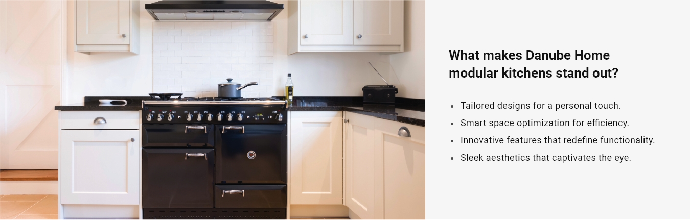 What makes Danube Home modular kitchen stand out?
