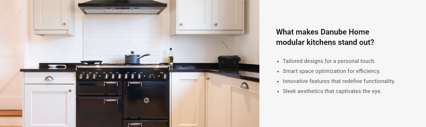 What makes Danube Home modular kitchens stand out?