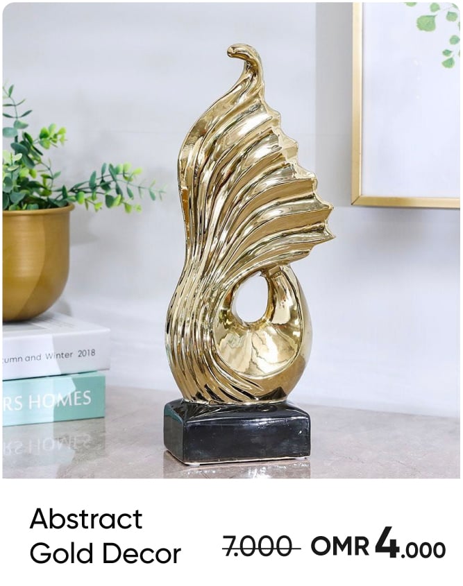 O25-GS-Strip-Abstract Gold Decor