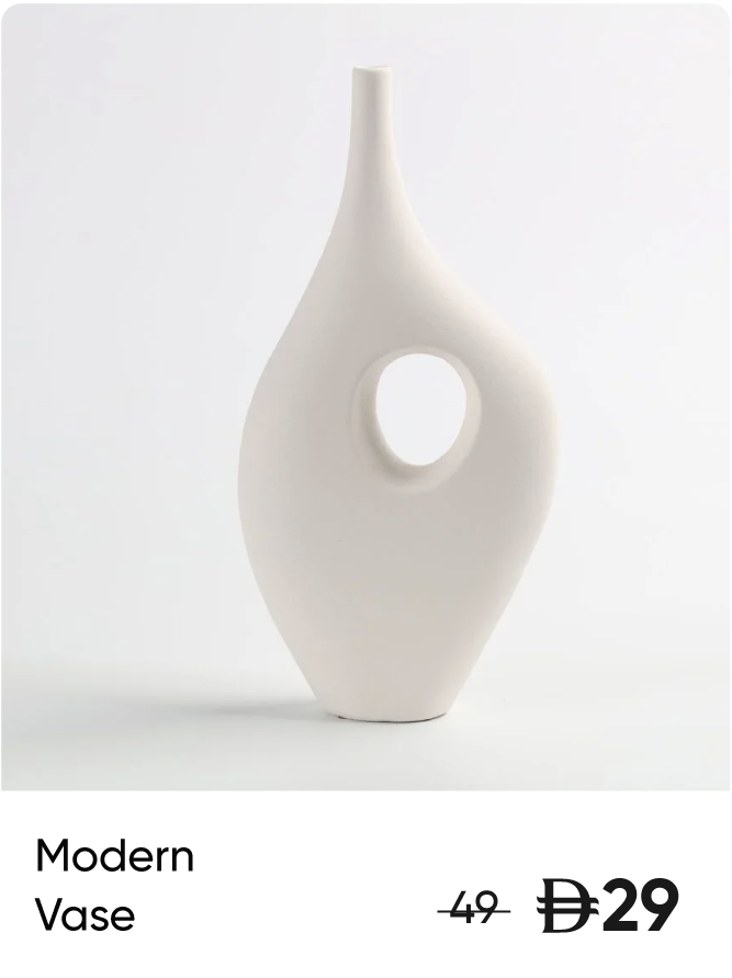 U25-GS-Strip-Modern Vase Vertical