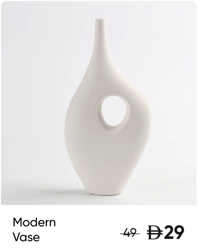 U25-GS-Strip-Modern Vase Vertical
