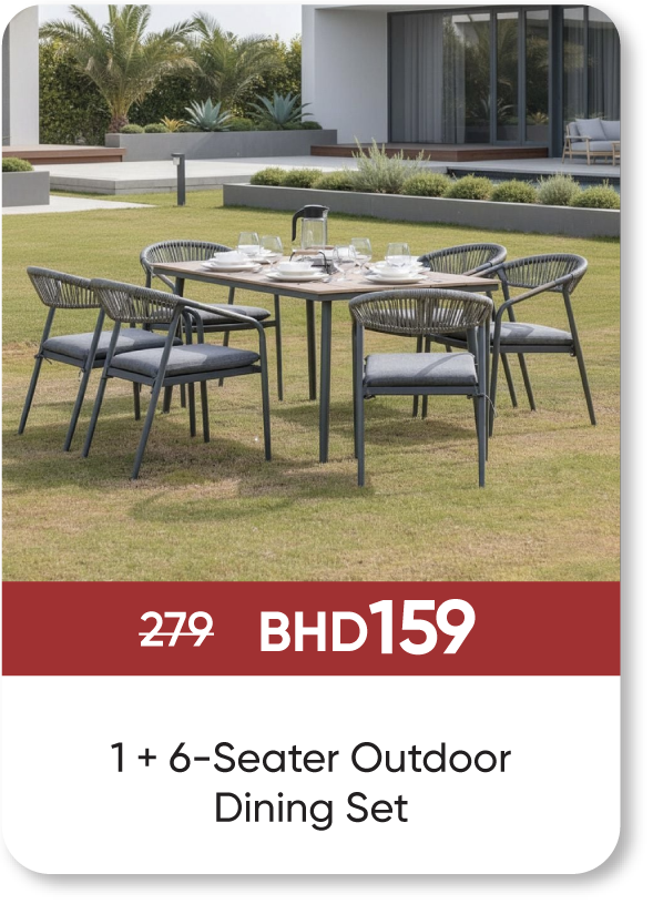 BRSB25-SD-1 + 6S OD Dining Set