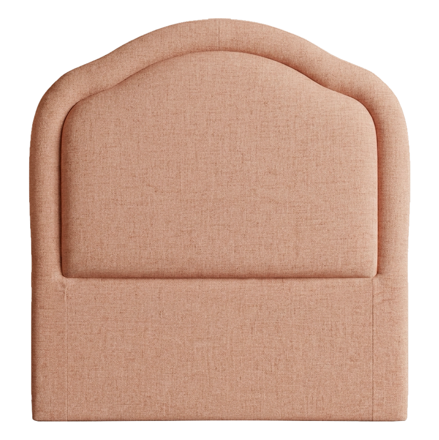 Maxillux Arcus 120X200 Upholstered Kids Bed With Usb-Peach Pink