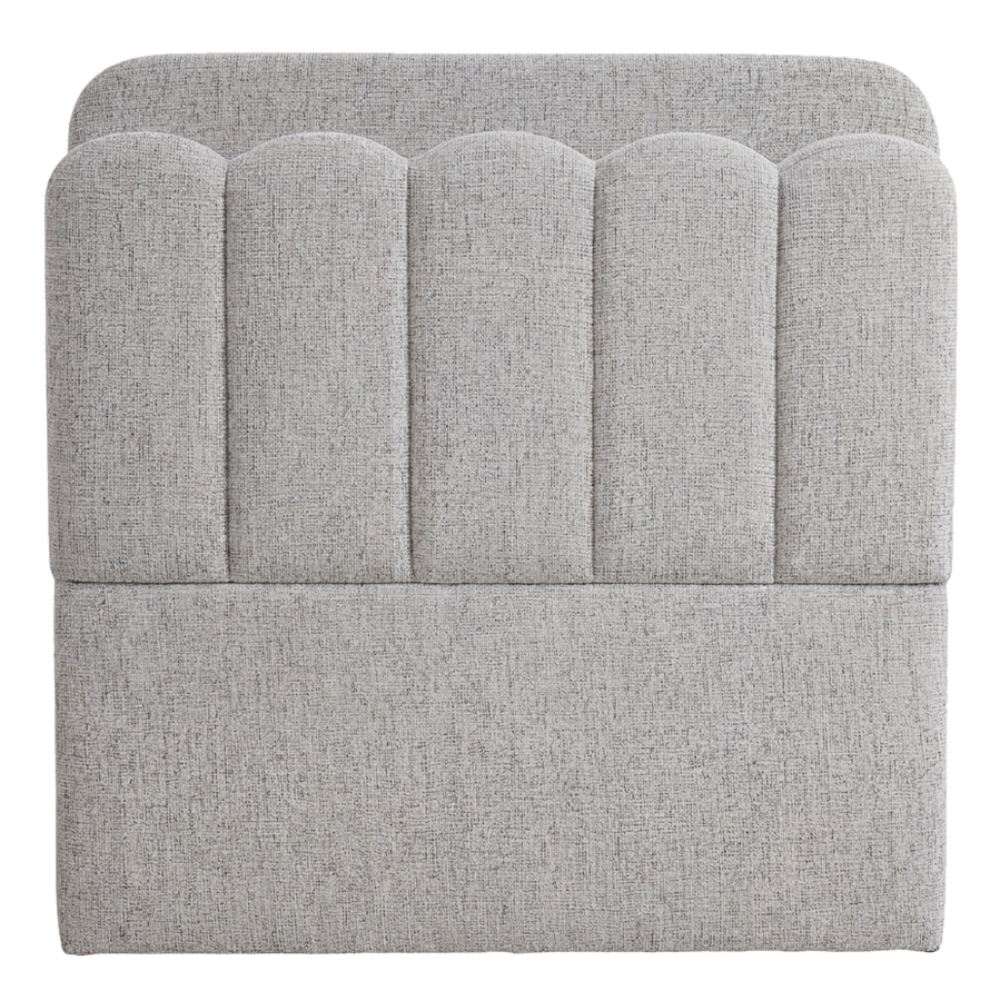 Maxillux Linea 120X200 Upholstered Kids Bed With USB-Grey