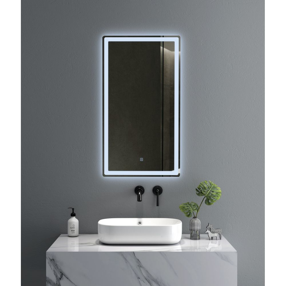 Buy Milano Led Mirror With Touch Switch 500*900Mm Hs16376 Online ...