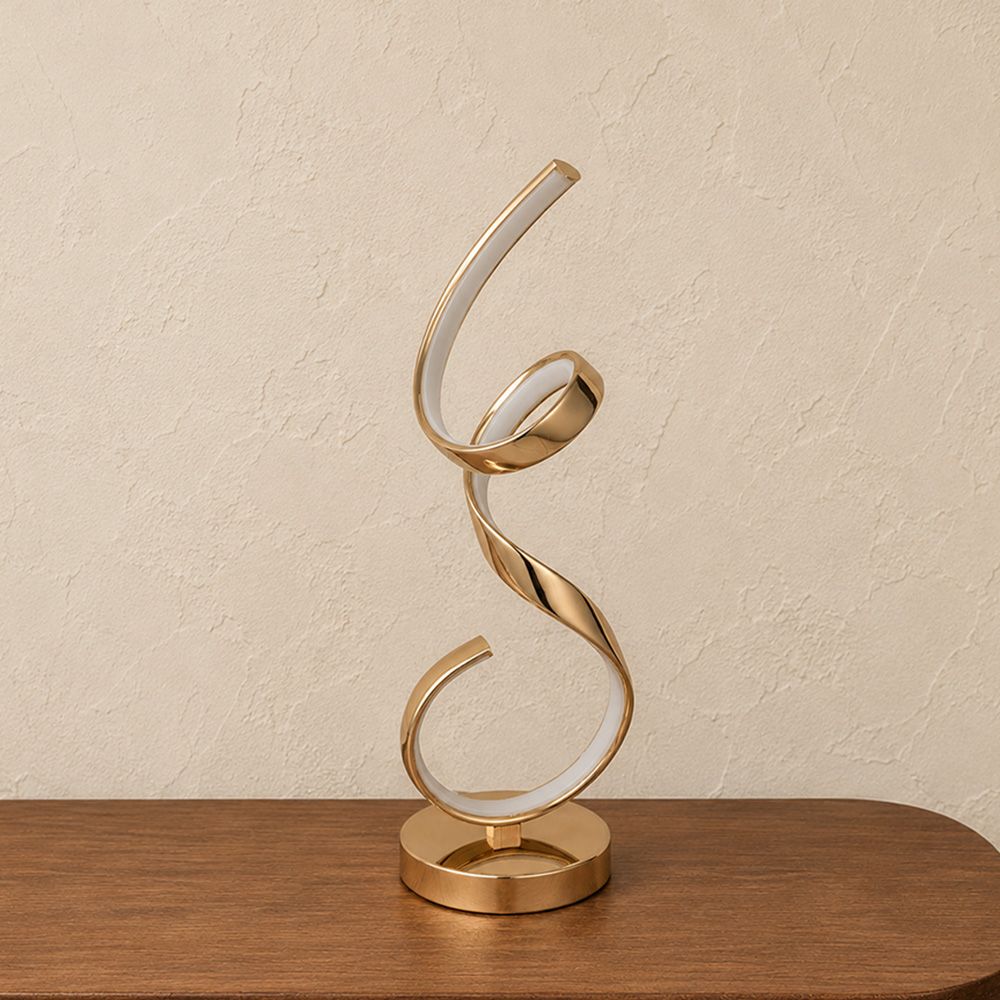 Dafne LED Table Lamp – Metal – French Gold