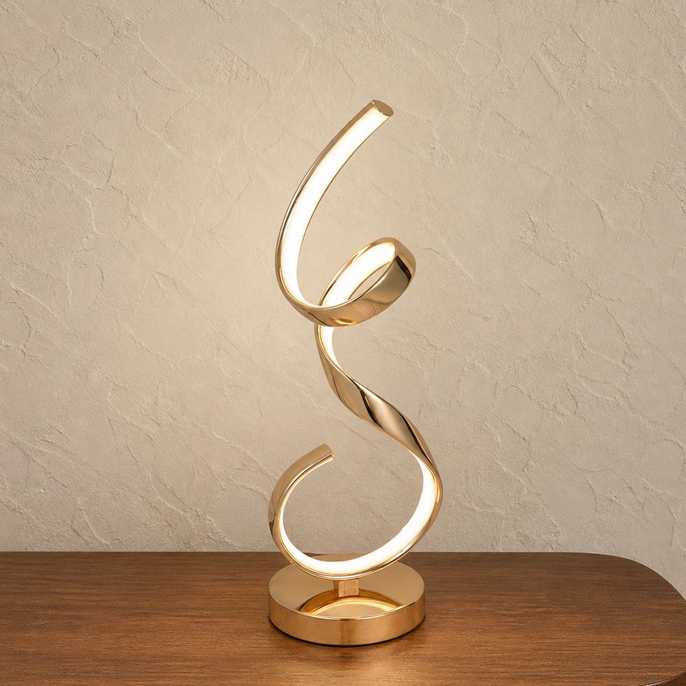 Dafne LED Table Lamp – Metal – French Gold