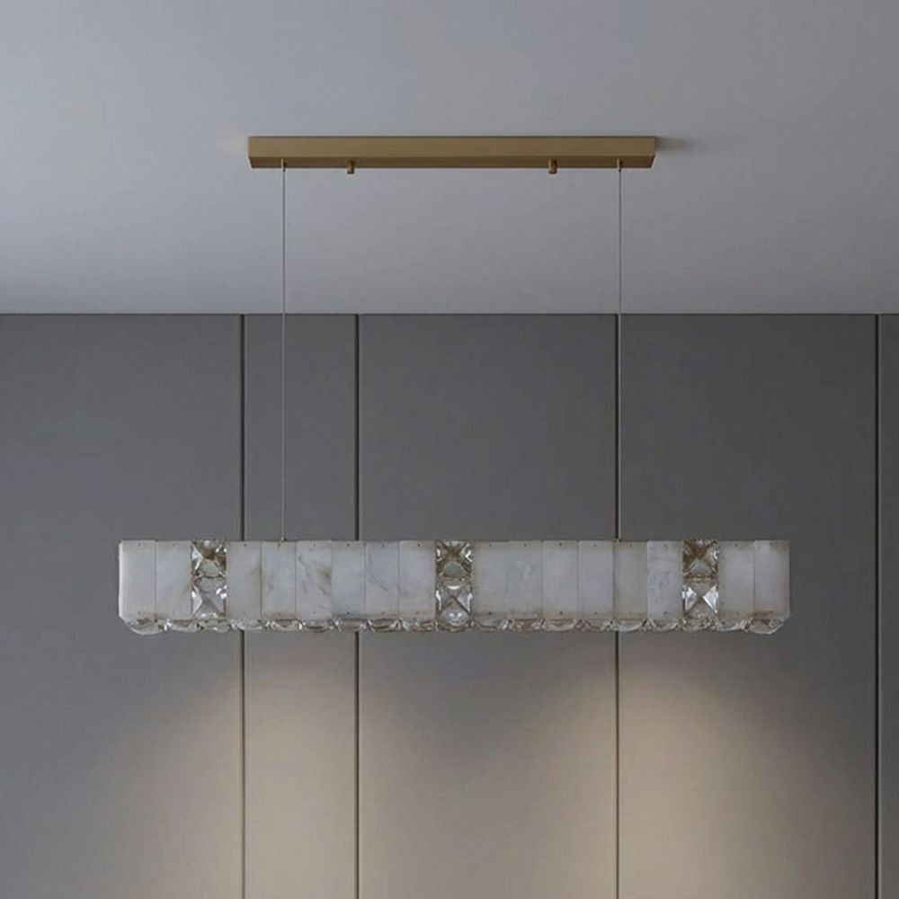 Valencia Marble Chandeliers 100cm -Black