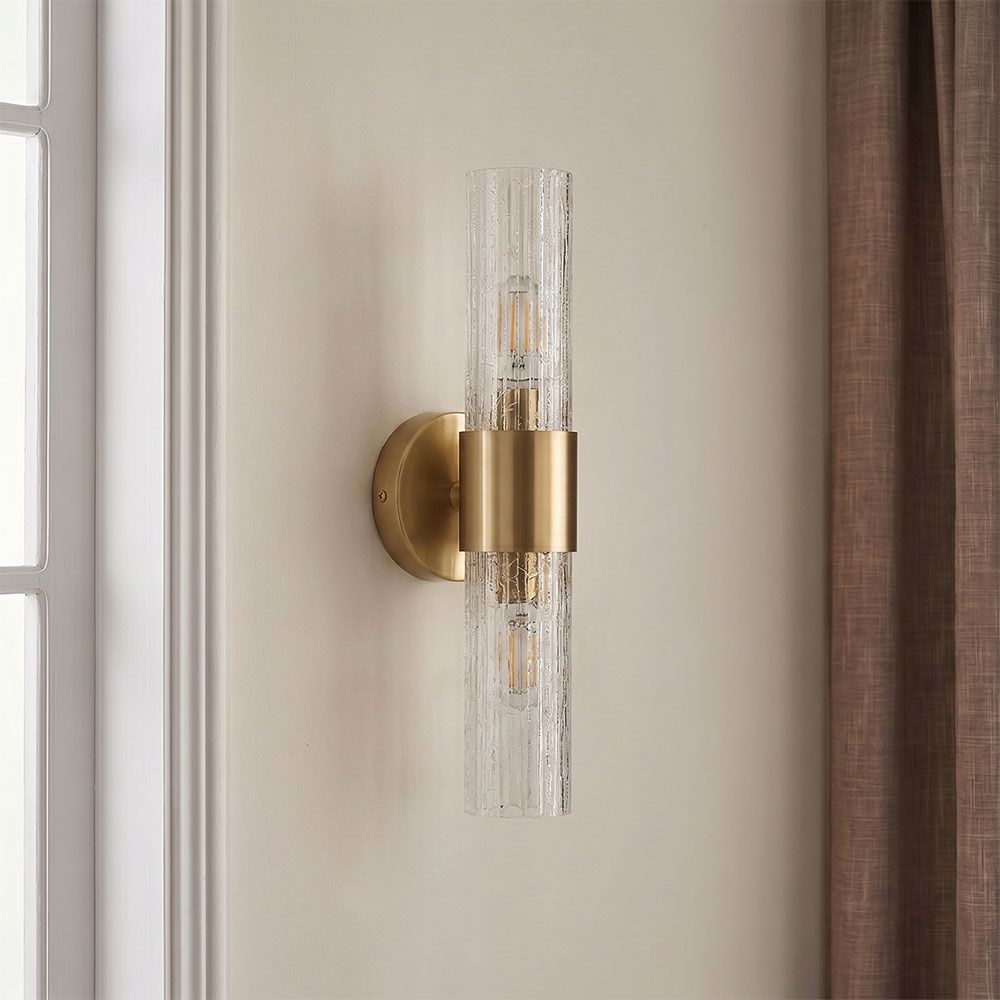 Matt Wall Lamp-Gold