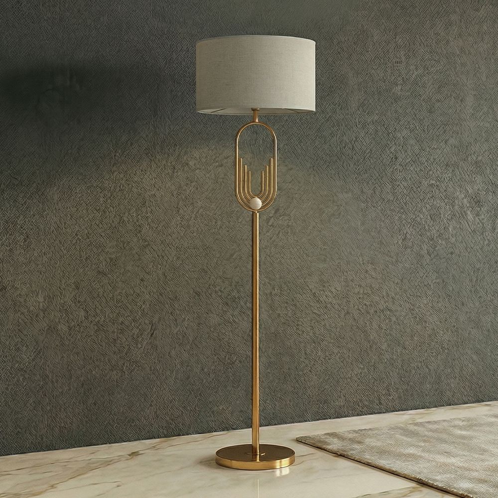 Ivory Floor Lamp - 163Cm