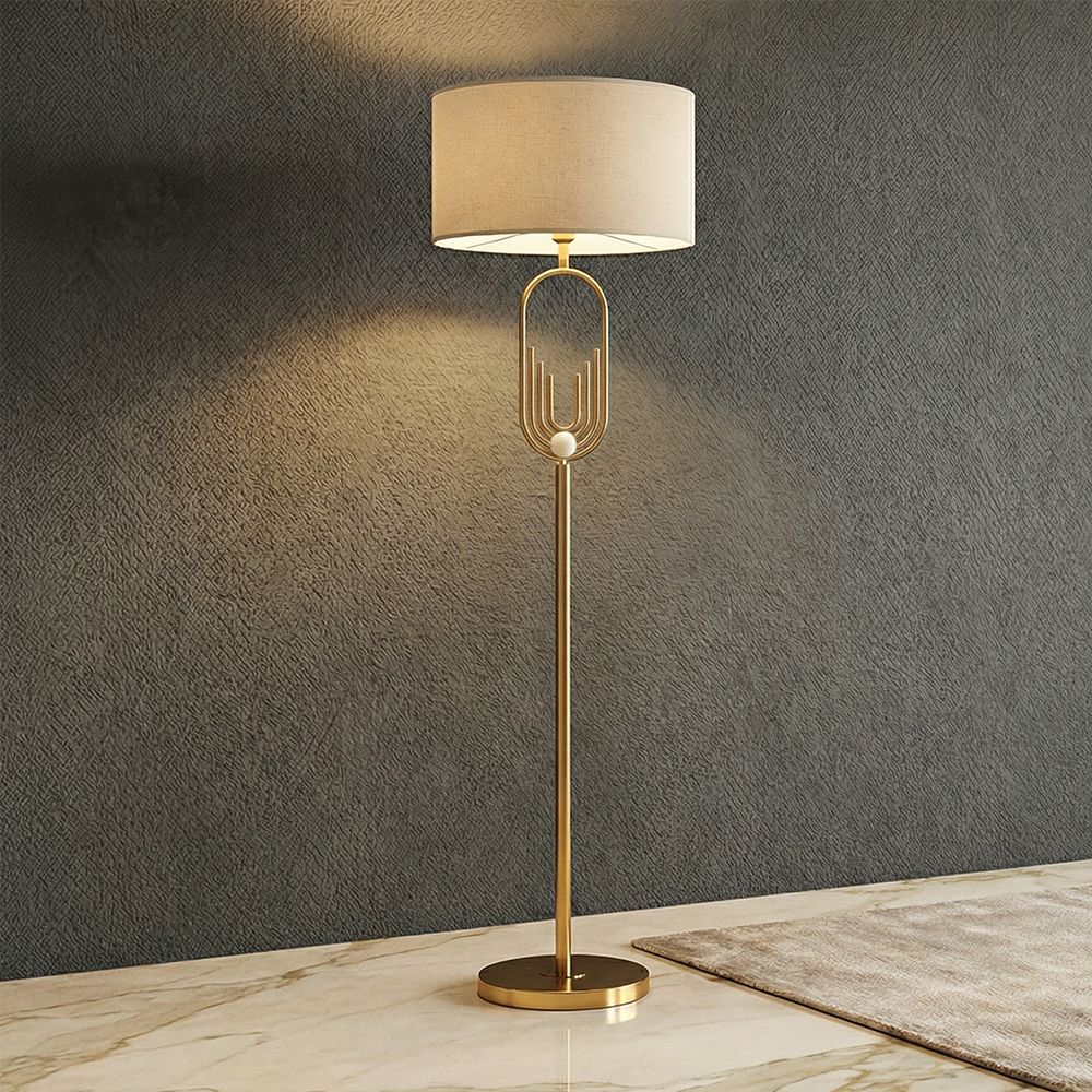 Ivory Floor Lamp - 163Cm