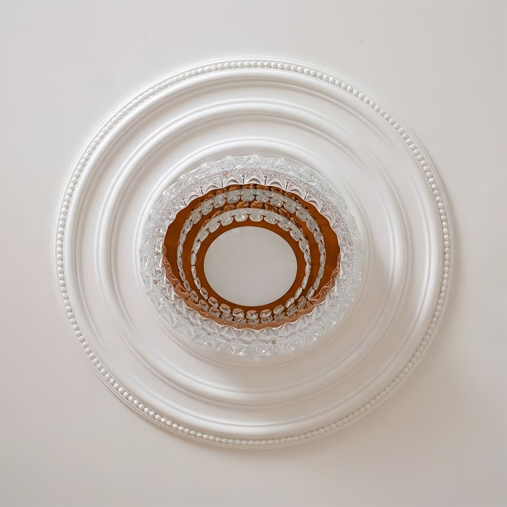 Mirane Led Ceiling Lamp - 50Cm White Grey