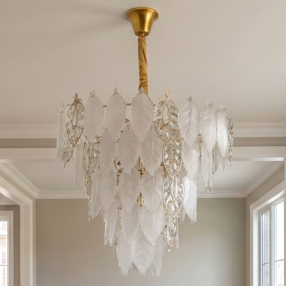Abels 24 Lights Modern Chandelier - 80Cm Gold