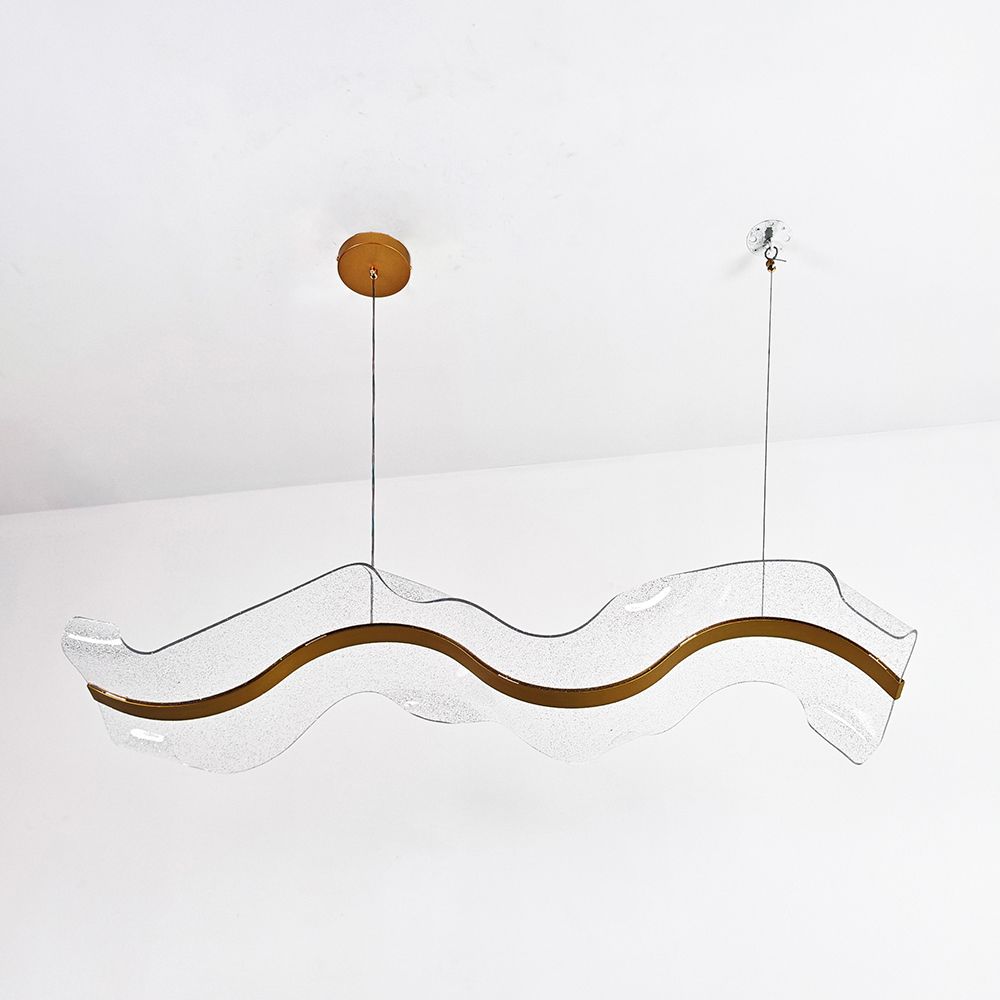 Prism Led Dining Acrylic Pendant 3 Color Dimmable Light - 100cm