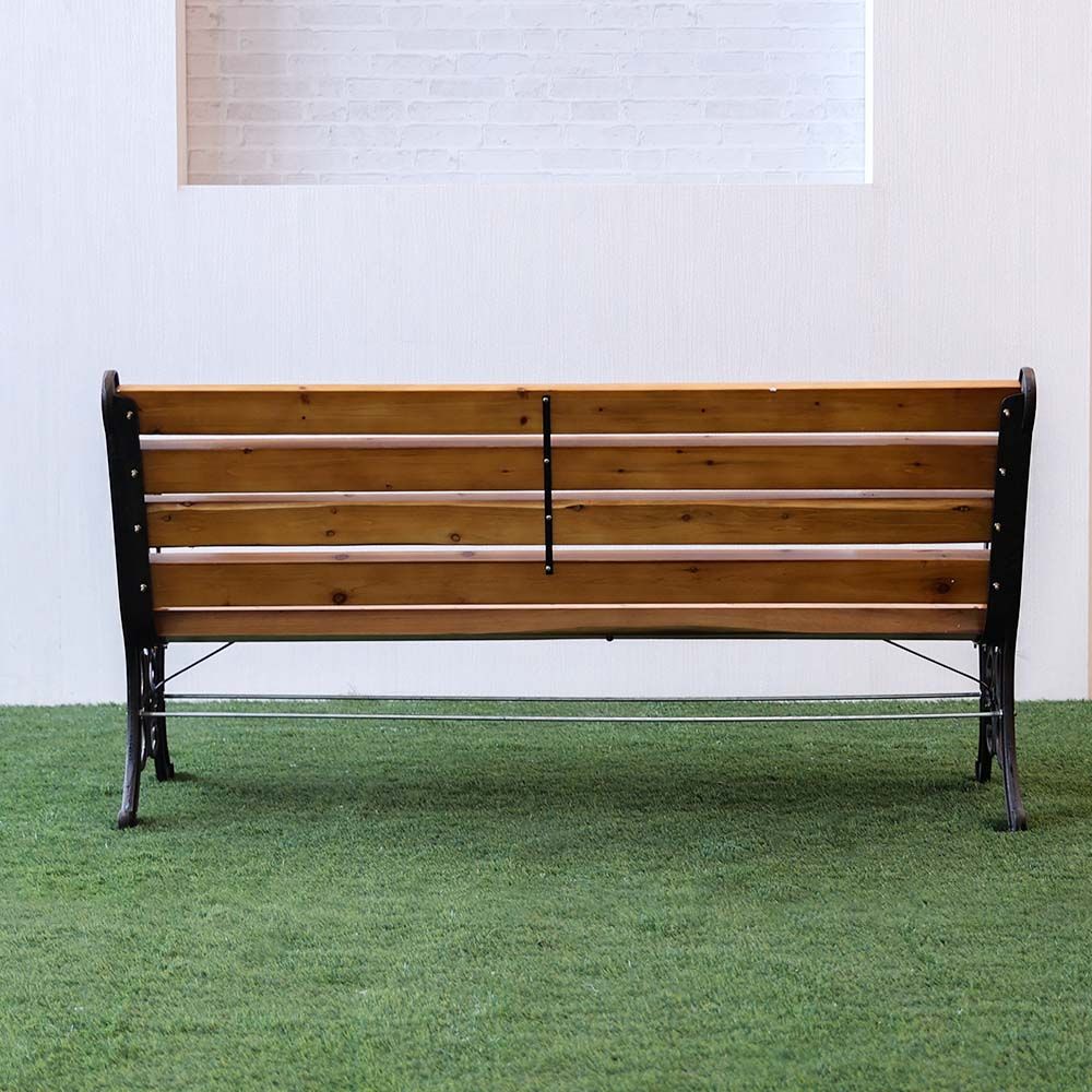 Wooden park outlet bench