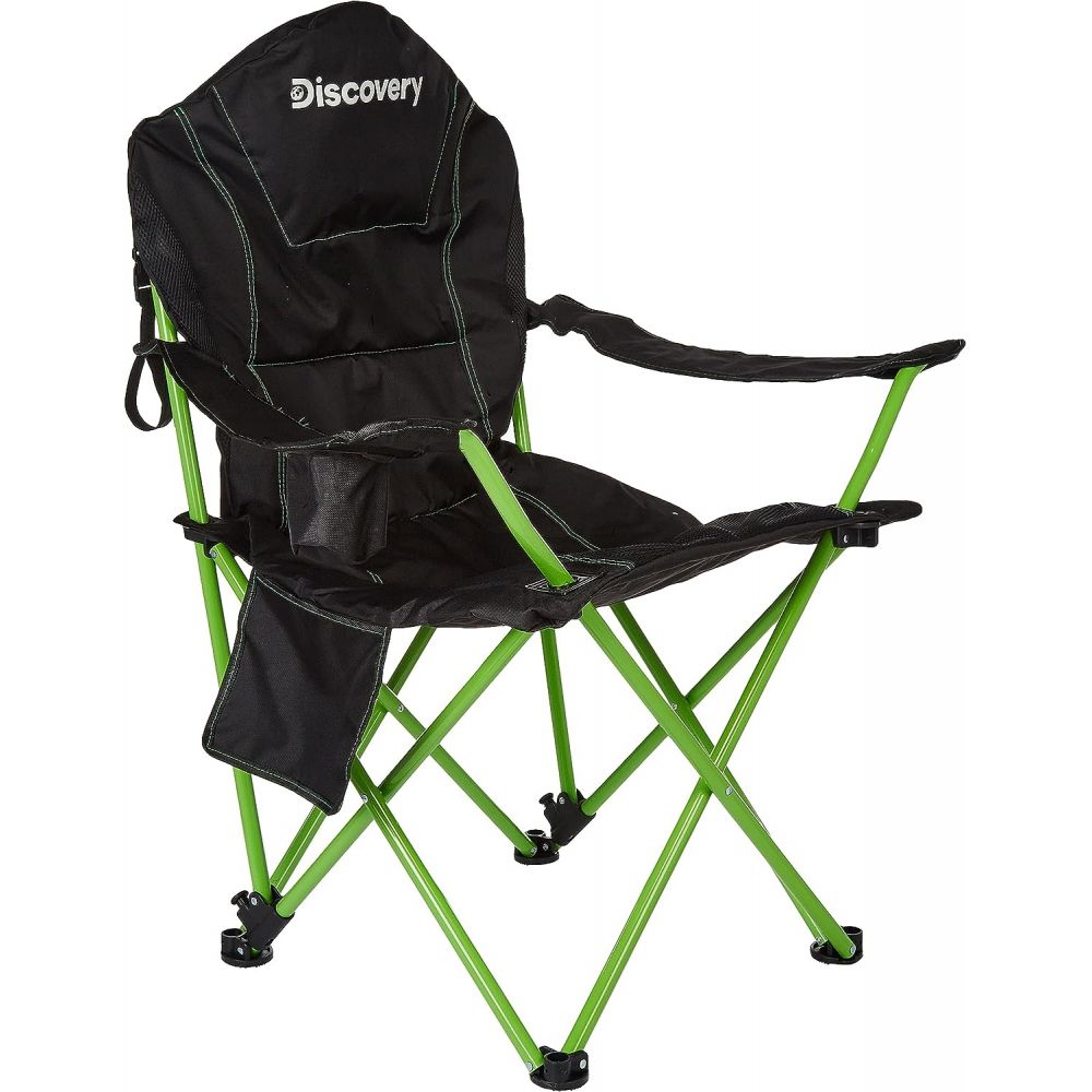 Green folding hot sale camping chairs