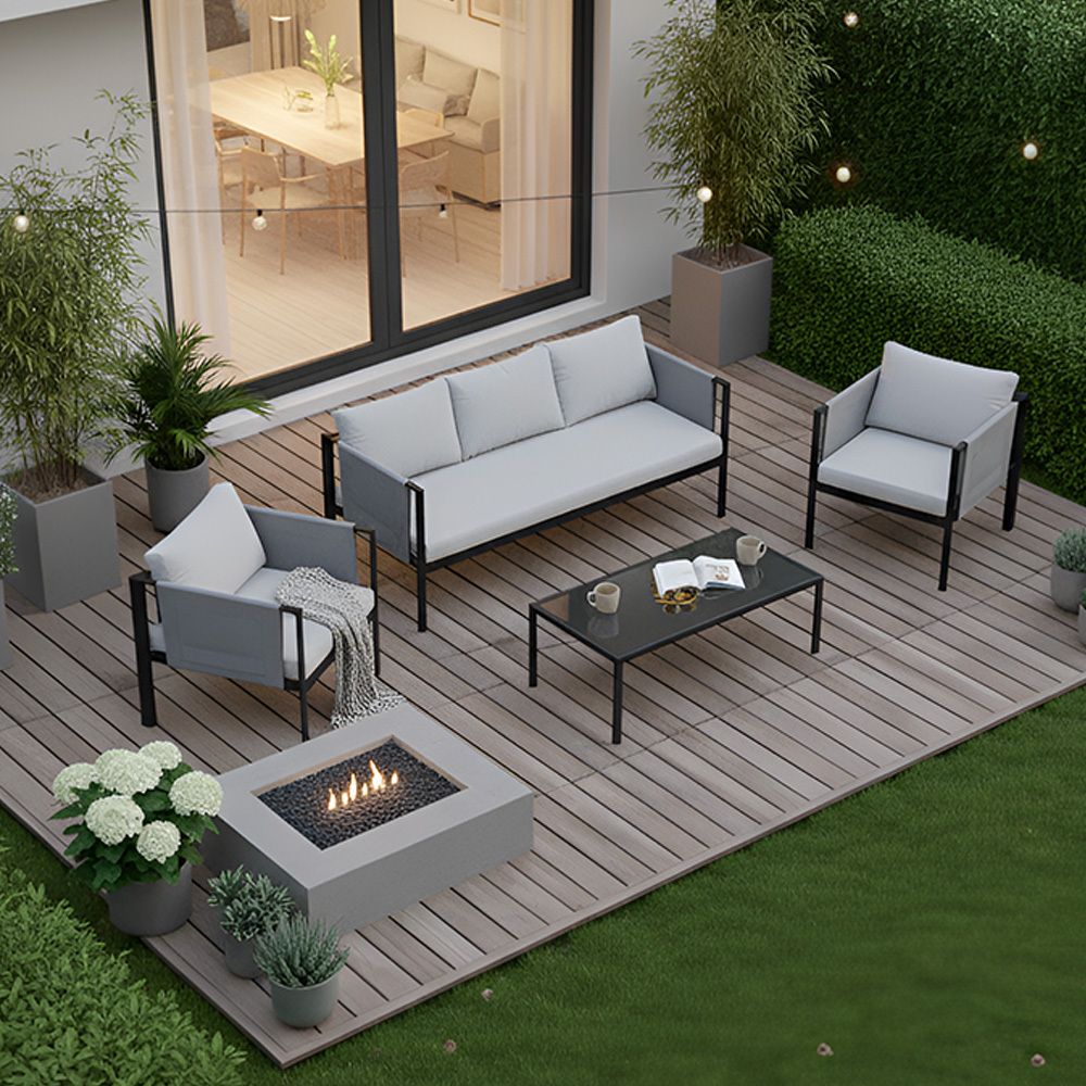 Lianne 5-Seater Outdoor Sofa Set - Grey