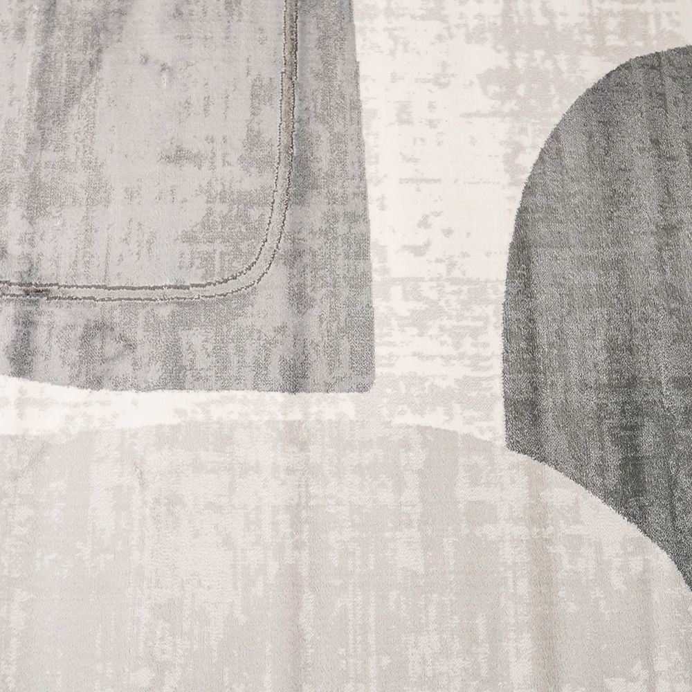 سجاد فينيسيا الحديثة بنقوش مجردة 160×230 رمادي وأبيض 