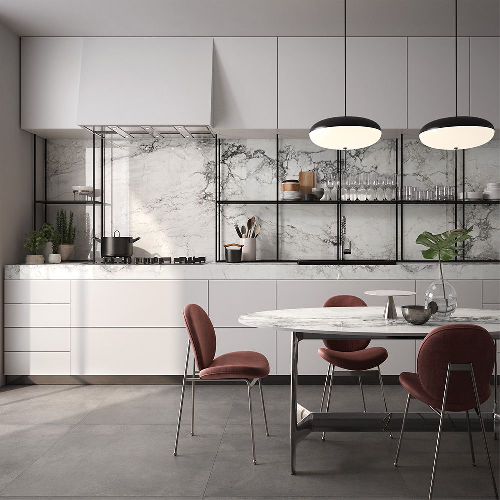 Buy Rak Porcelain Floor Tile Prem 9Mm Medicea Marble White 60X120Cm 