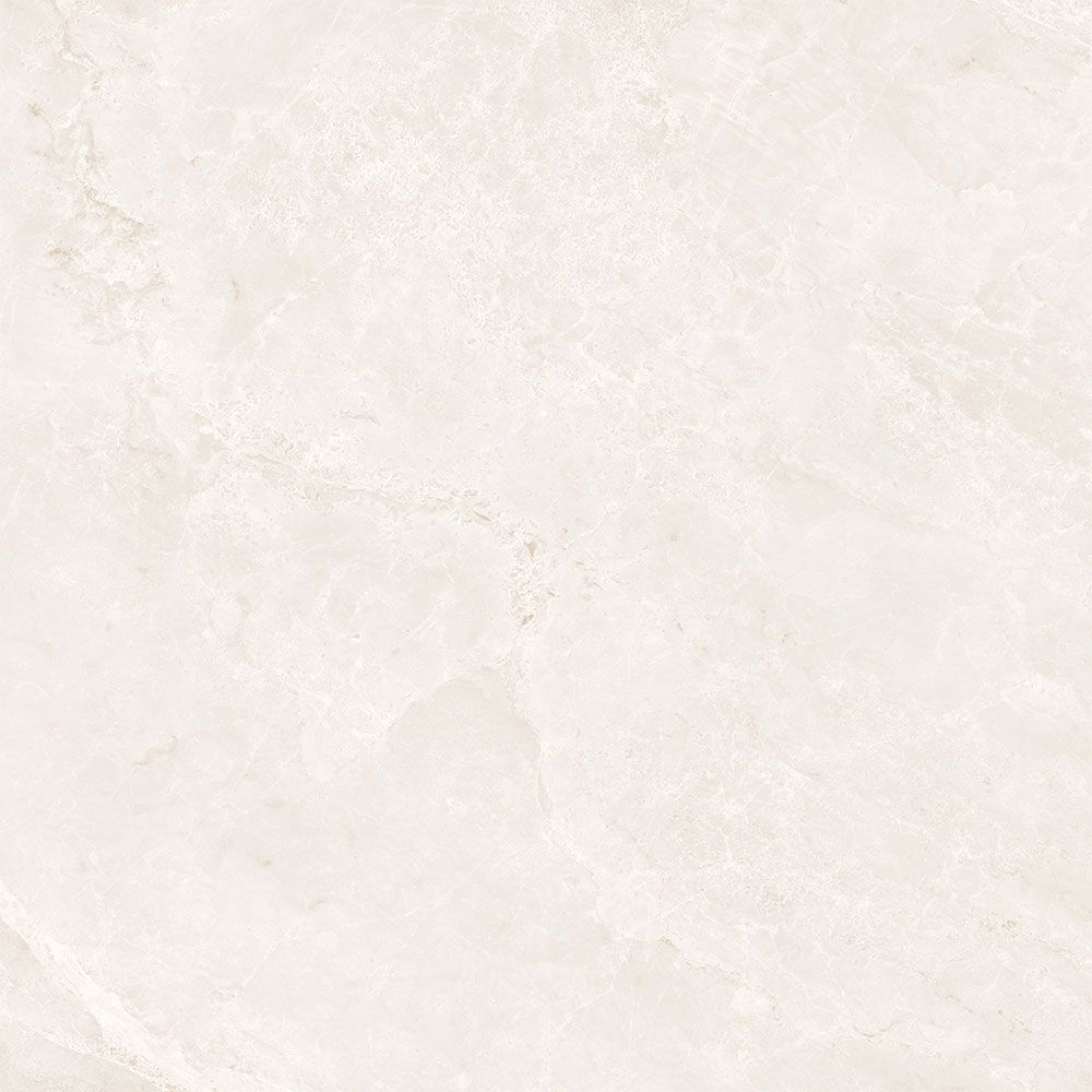 Indian Milano Porcelain Floor Tile (73) Petra Nova Bianco Glossy 60X60Cm (4 Nos/Ctn,1.44Sqm)