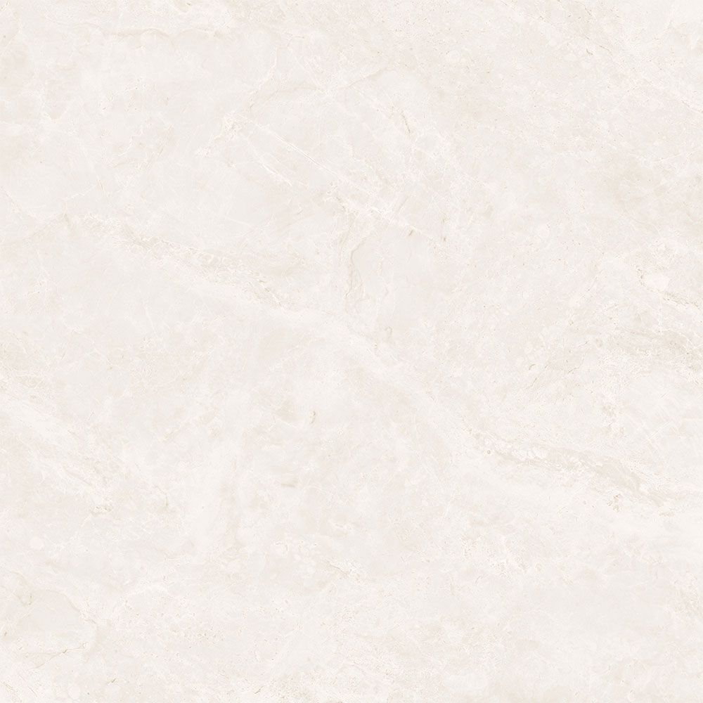 Indian Milano Porcelain Floor Tile (73) Petra Nova Bianco Glossy 60X60Cm (4 Nos/Ctn,1.44Sqm)