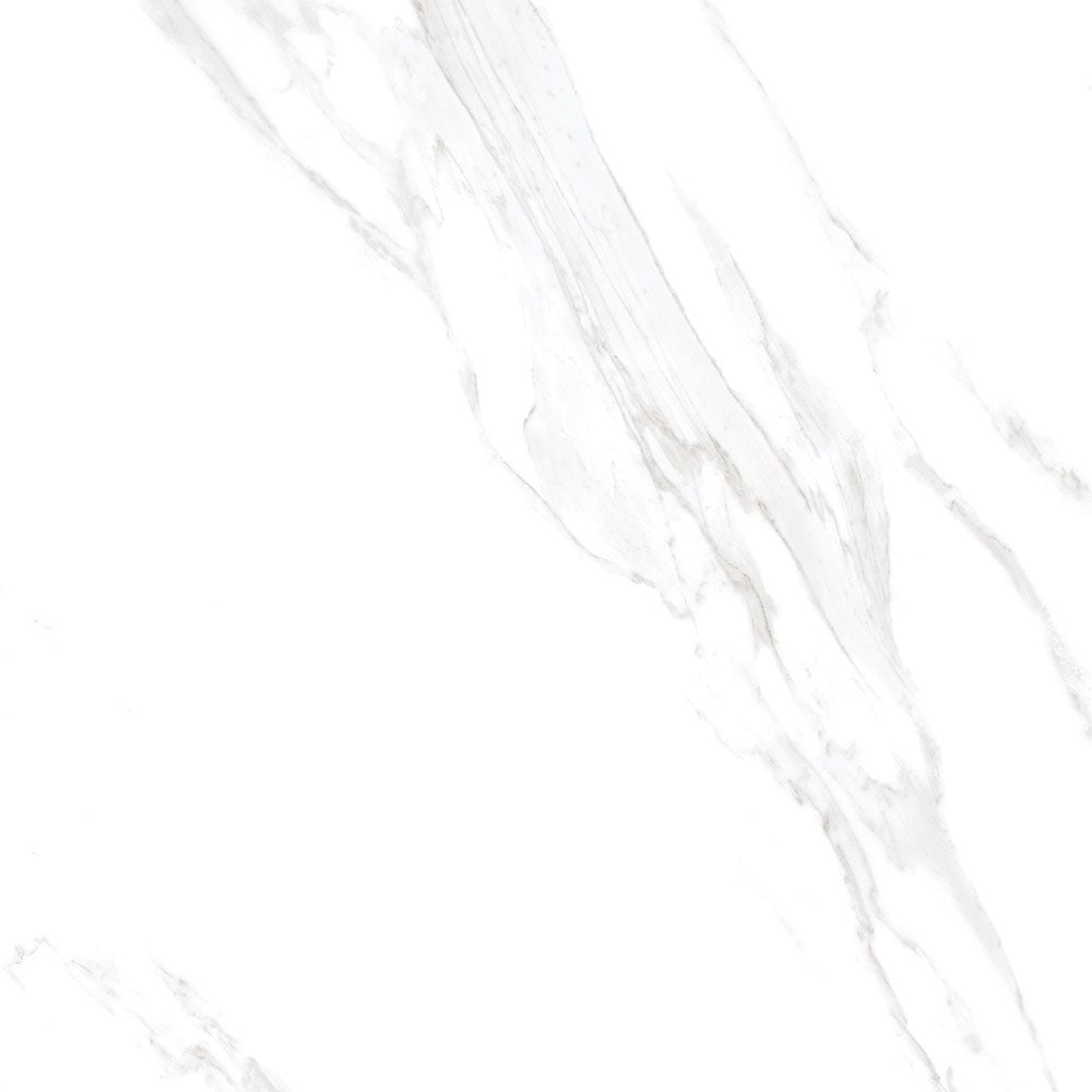 Indian Milano Porcelain Floor Tile (73) Arbescato White Glossy 60X60Cm (4 Nos/Ctn,1.44Sqm)