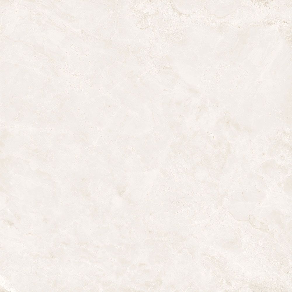 Indian Milano Porcelain Floor Tile (73) Petra Nova Bianco Glossy 60X60Cm (4 Nos/Ctn,1.44Sqm)-Ll