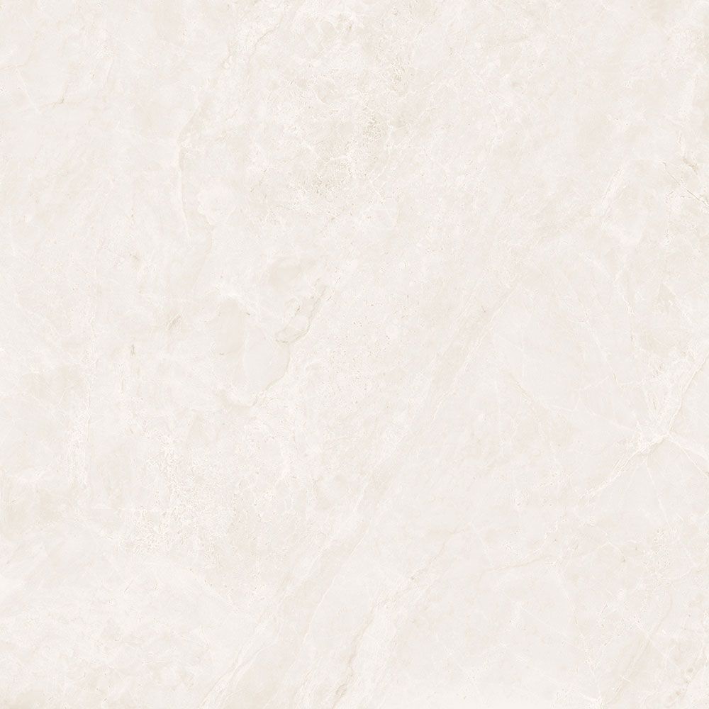 Indian Milano Porcelain Floor Tile (73) Petra Nova Bianco Glossy 60X60Cm (4 Nos/Ctn,1.44Sqm)-Ll