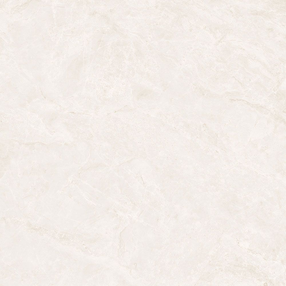 Indian Milano Porcelain Floor Tile (73) Petra Nova Bianco Glossy 60X60Cm (4 Nos/Ctn,1.44Sqm)-Ll