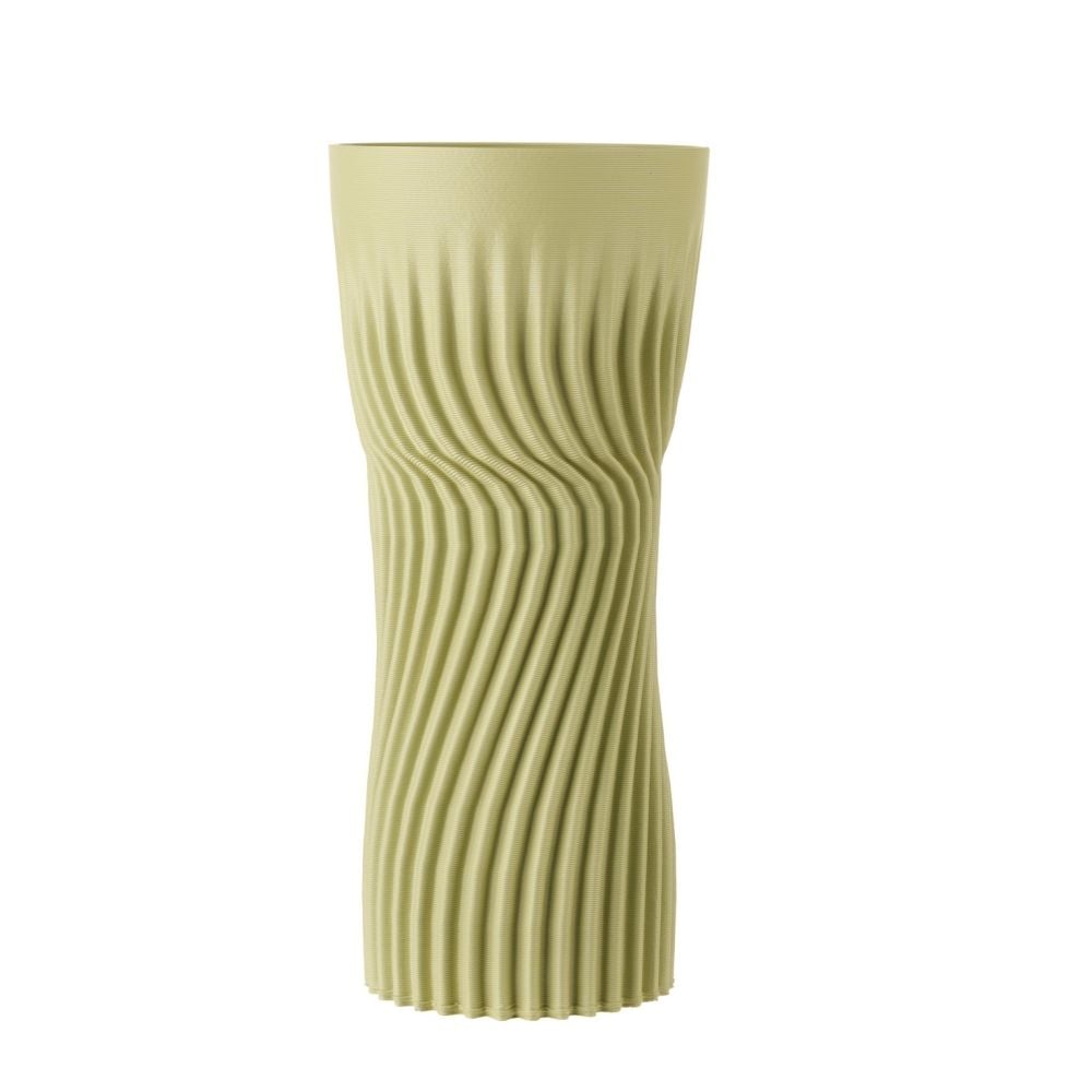 buy-zenith-3d-printed-ceramic-vase-green-14-x-14-x-32-cm-online