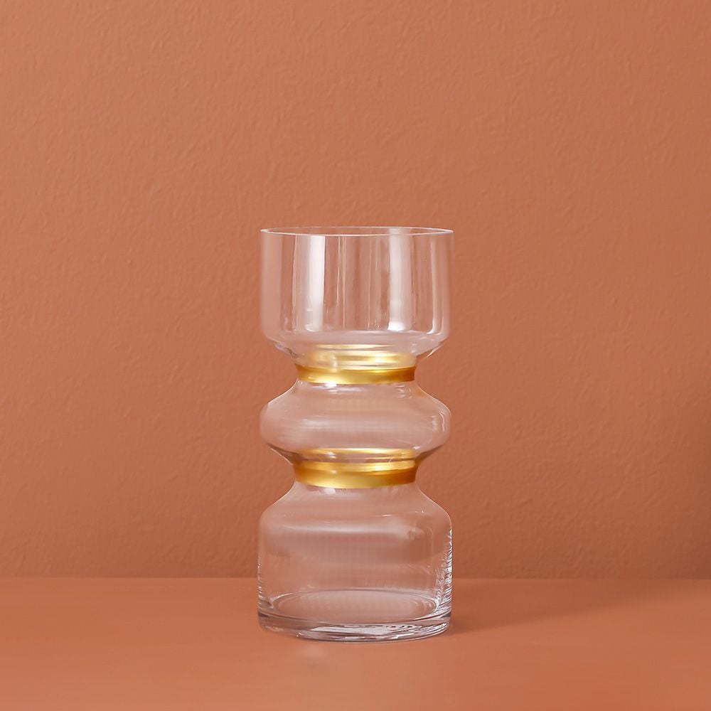 Buy Vetro Clear Glass Vase 12X25Cm Online in Oman | Danube Home