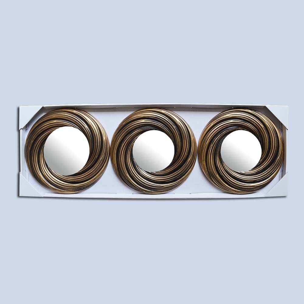 Buy Reza Spiral Wall Decor S/3 25Cm Online Danube Home UAE