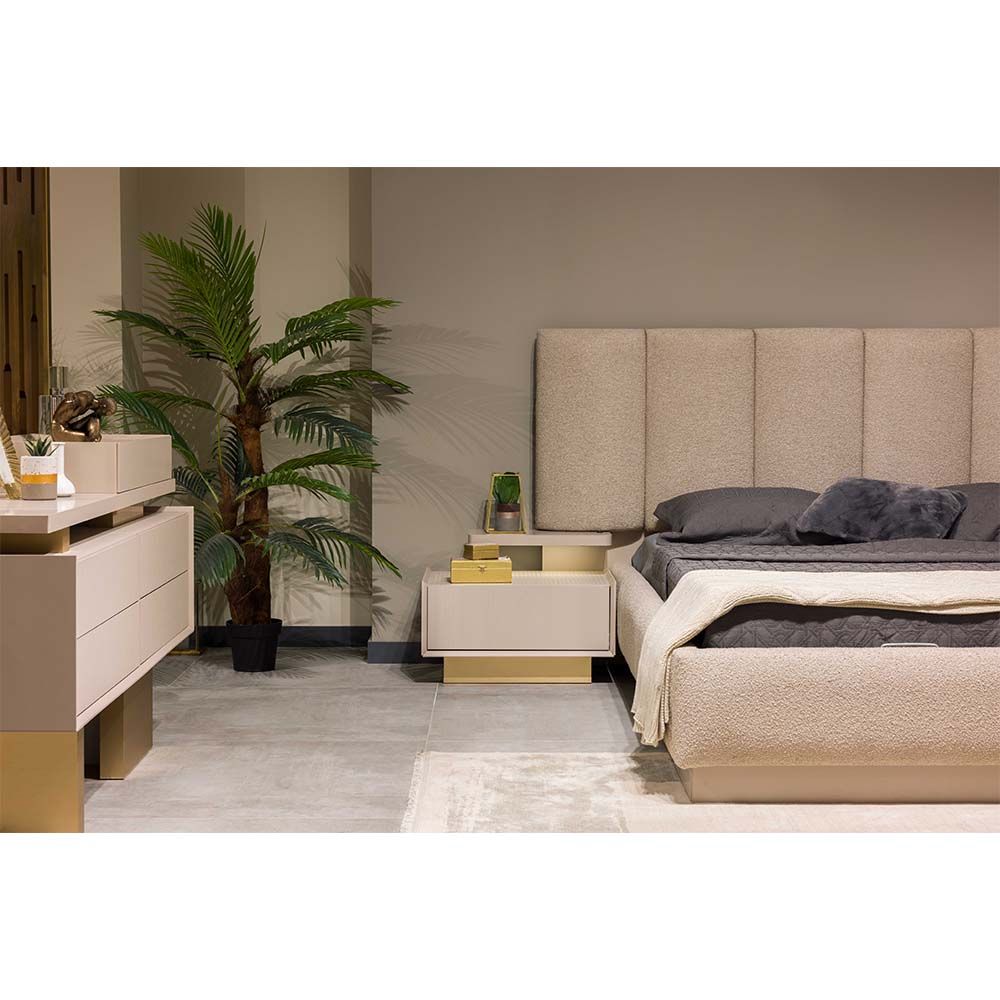 Buy Monza 180x200 King Bed Set with Hydraulic Storage +