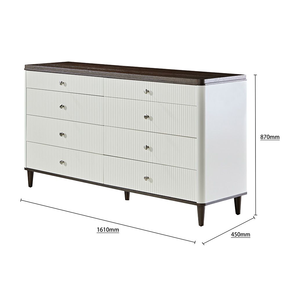 White 2 drawer deals dresser