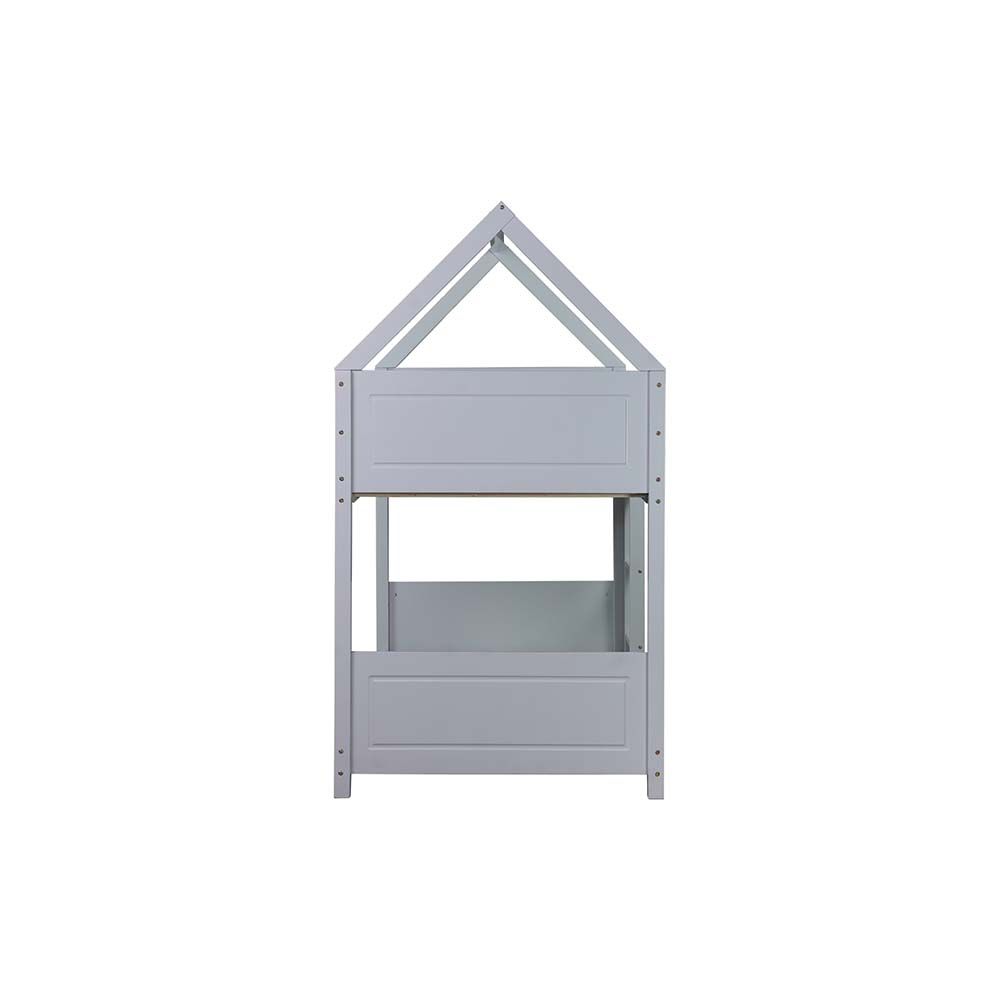 Derby House-V2 90x200 Solid Wood Bunk Bed-Grey