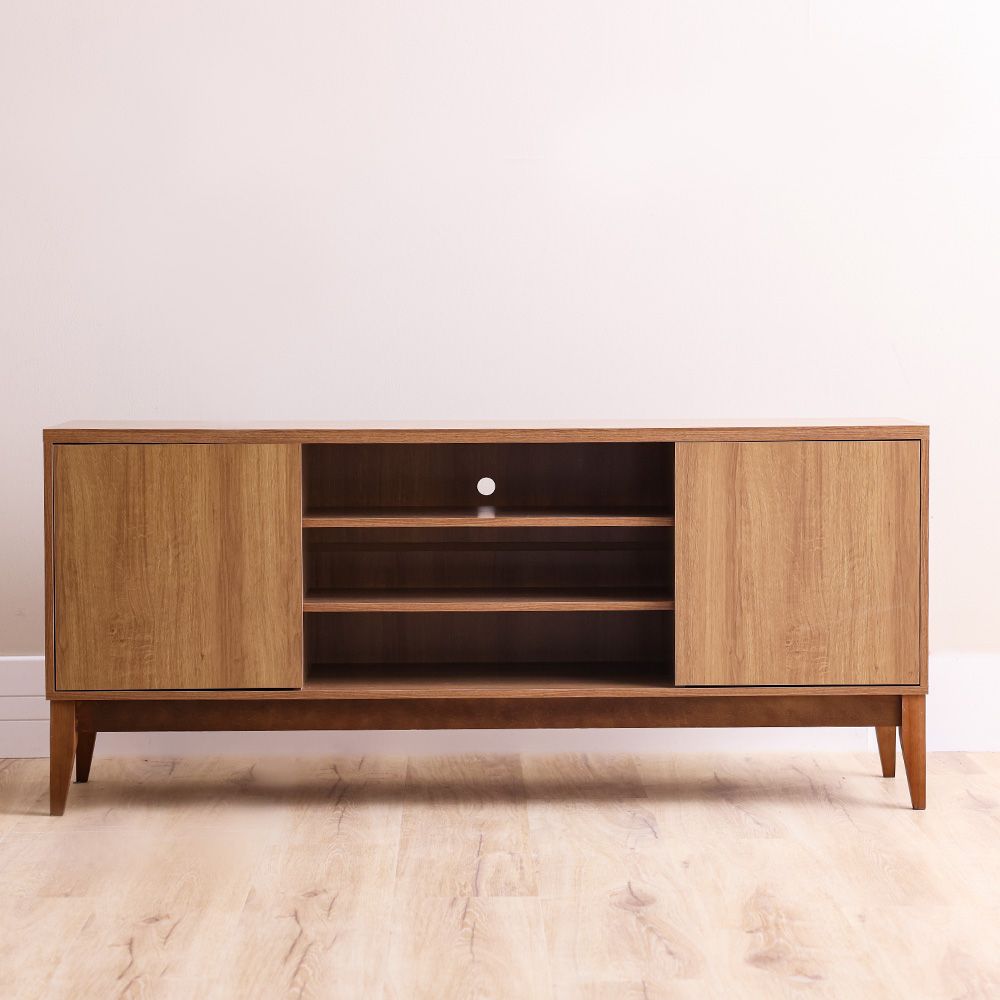 Titan Tv Unit - Almond/Natural - Up To 65 Inch