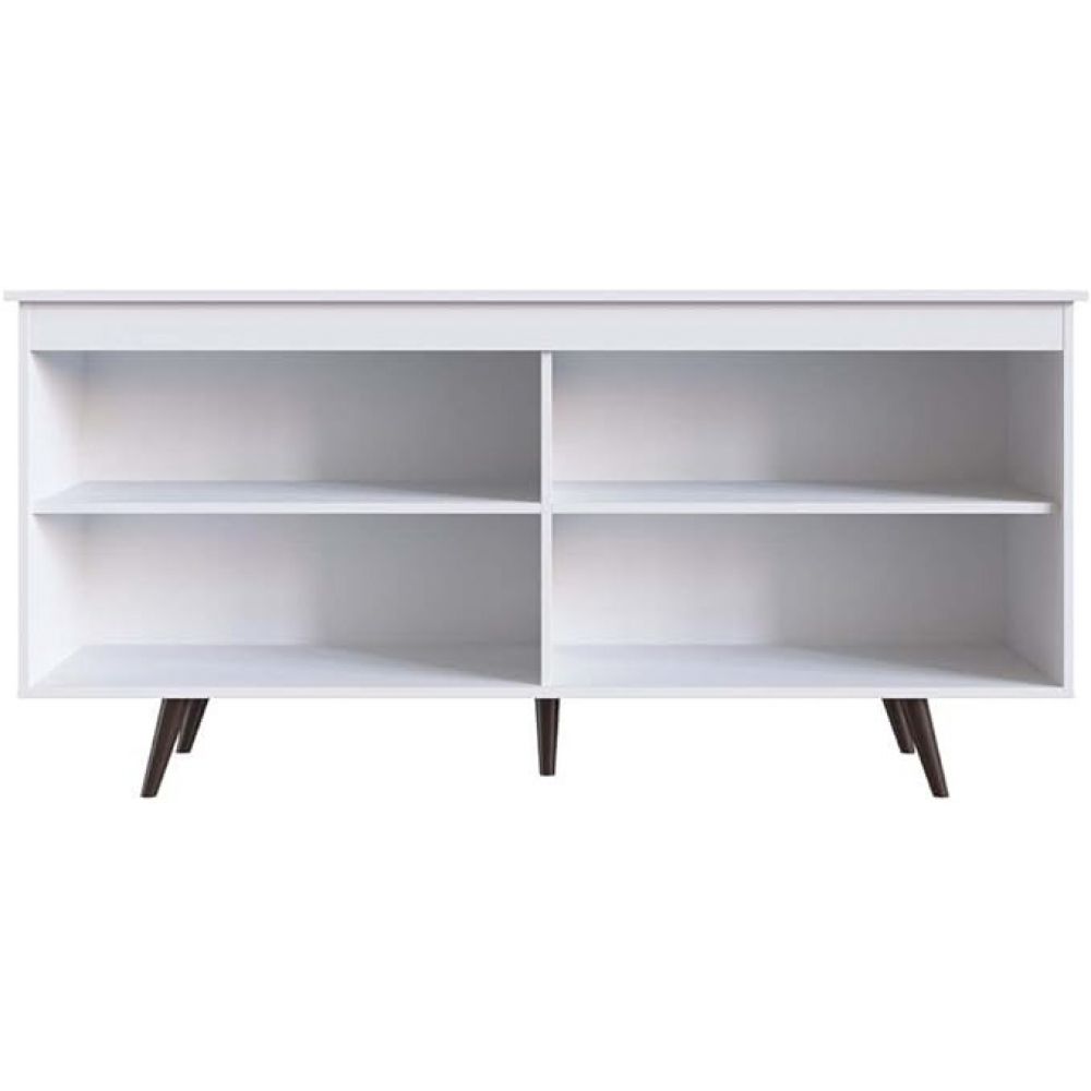 Tv on sale rack white