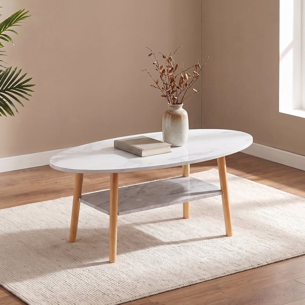 Freya Coffee Table-White
