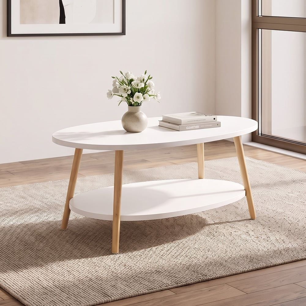 Santana Coffee Table-White