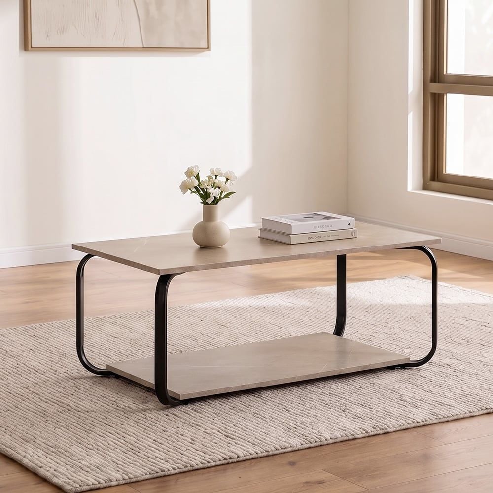 Rowan Coffee Table-Cement Grey